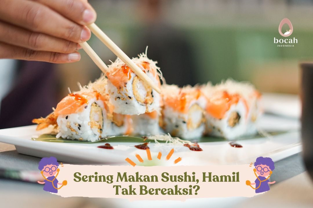 Sering Makan Sushi, Hamil Tak Bereaksi