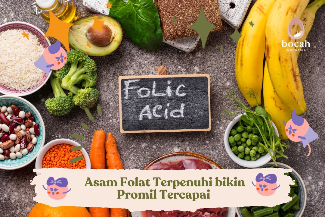 Asam Folat Terpenuhi bikin Promil Tercapai