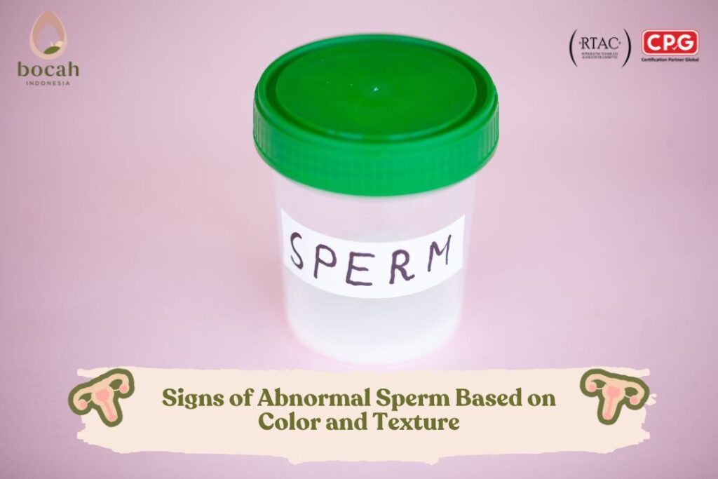 Signs of Abnormal Sperm Based on Color and Texture