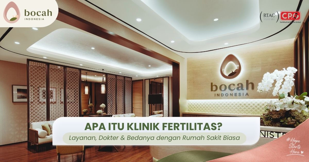 Suasana klinik fertilitas Bocah Indonesia yang nyaman dan modern