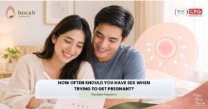 A couple enjoying time together without pressure while trying to conceive
