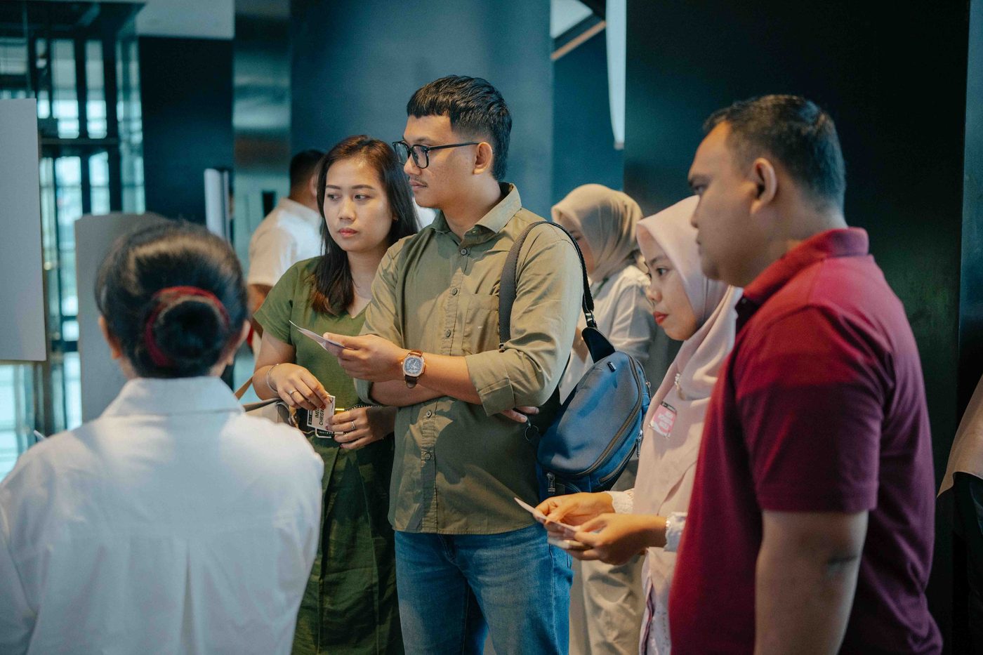 Antrean registrasi peserta BFW